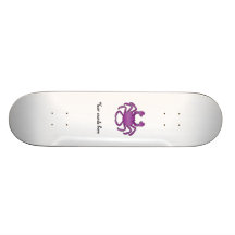 Purple crab skate boards