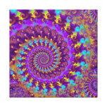 Purple Crazy Fractal Canvas Print