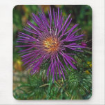 Purple Cretan Wildflower Mouse Pad