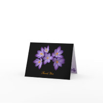 Purple Crocus Thank You