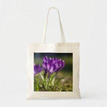 Purple Crocuses DSC0703 Bags