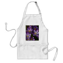 Purple Crocuses DSC5448 Apron