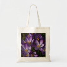 Purple Crocuses DSC5448 Bags