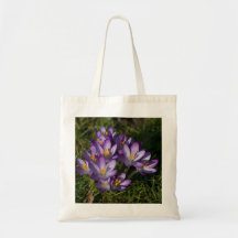 Purple Crocuses DSC5449 Tote Bag