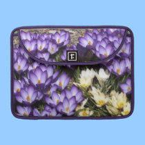 Purple Crocuses MacBook Pro Sleeve macbook sleeves