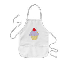 Purple Cupcake Apron