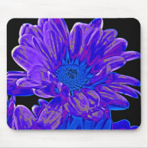 Purple Daisies Mouse Pad