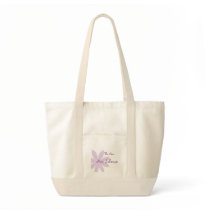 Purple Daisy Bridal Tote Bags