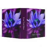 Purple Daisy Painting Floral Binder