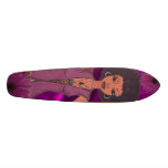 Purple Daisy Retro Girl skateboards