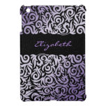 purple damask pattern girly Ipad case ipad mini cases
