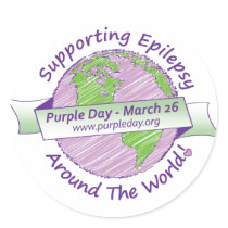 Purple Day for Epilepsy Sticker