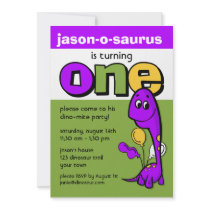 Purple Dinosaur 1st Birthday