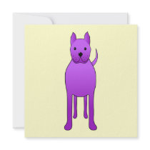 Purple Dog Invitations
