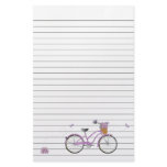Purple Dot Bicycle stationery