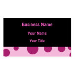 Purple Dots (1) Business Card
