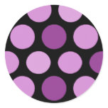 Purple Dots Stickers