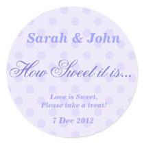 Purple dotty  How Sweet it is Sticker