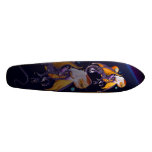Purple Dragon and Planets Skateboard