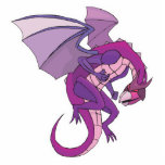 purple dragon photo cut outs