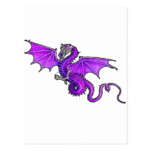 Purple Dragon Postcards