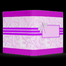 Purple Dragonfly Swirl binders