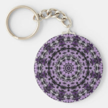 Purple Dream Kaleidoscope Keychain