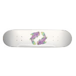 Purple dunkleosteus koi skateboard