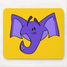 Purple Elephant Mousepad