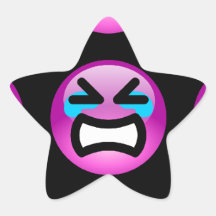Purple Emoticons Stickers