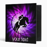 Purple Equestrian Binder
