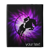 Purple Equestrian iPad Folio Cover