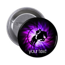 Purple Equestrian Pin