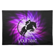Purple Equestrian Placemat