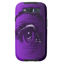 Purple Eye Galaxy S3 Cover