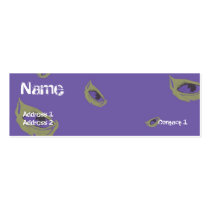 Purple Eyes - Skinny business cards