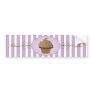 Purple Fancy Cake Bumper Stickers