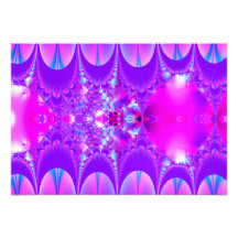 Purple Fantasy Fractal Invitation