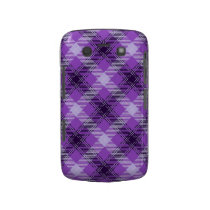 Purple Fashion Plaid Blackberry Bold Case casemate cases