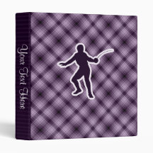 Purple Fencing 3 Ring Binder