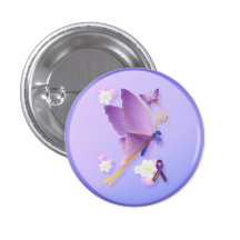 Purple Fibro Awareness Button