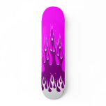 Purple Fire Light Skateboard