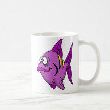 Purple Fish Mug