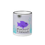 Purple Fish Pisces Mug
