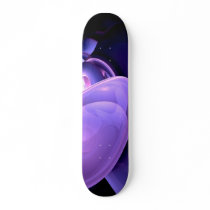 Purple Flare Abstract Skateboard V2
