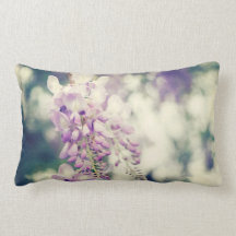 Purple Floral American MoJo Pillow