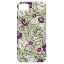 Purple Floral IPhone Case iPhone 5 Cases