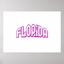 Purple Florida Posters