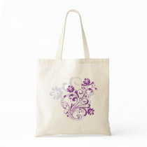 Purple Flourish Bag