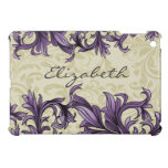 purple flourish girly Ipad case ipad mini cases